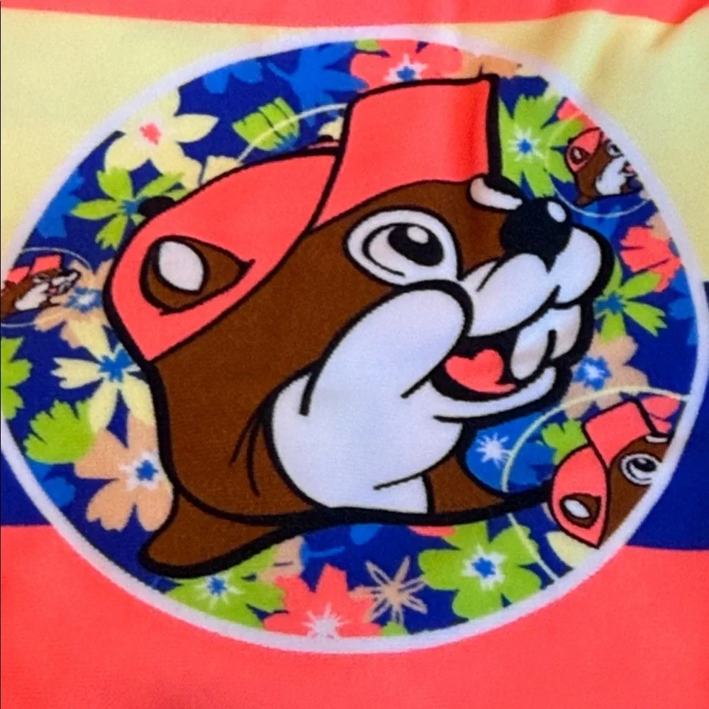 Colorful Kids Swim Set Buc-ees Girls Small 6/6X - Picture 11 of 11